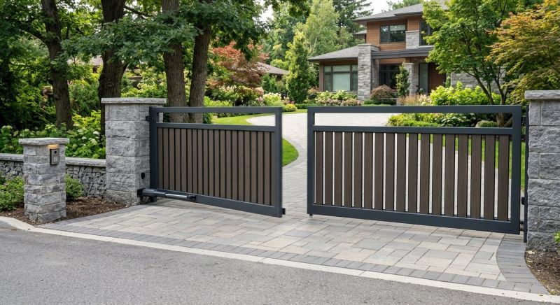 Driveway Gate Installation in Roswell, GA
