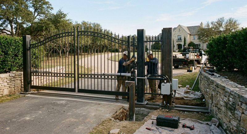 Driveway Gate Installation in Cumming, GA