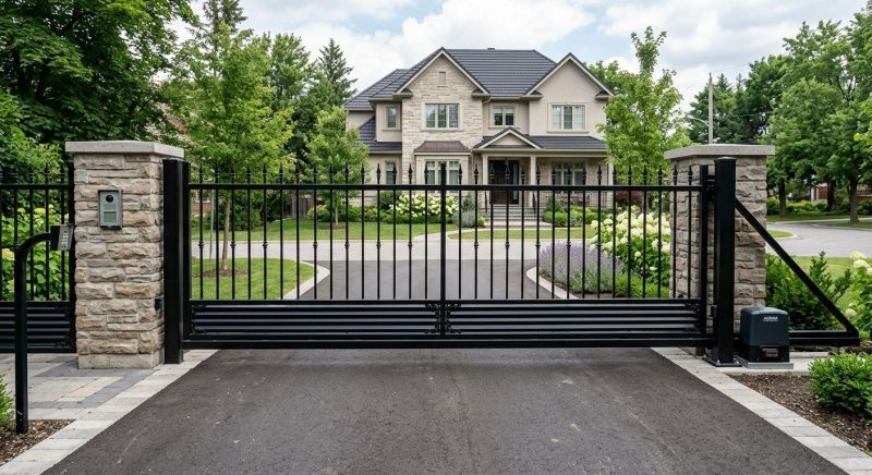 Entrance Gate Installation in Roswell, GA