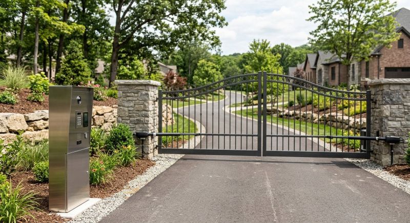 Entrance Gate Installation in Toms River, NJ