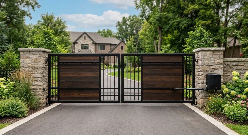 Main Gate Installation in Plano, TX