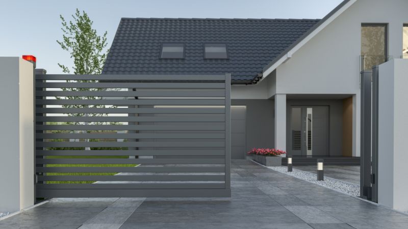 Motorized Gate Installation in Roswell, GA